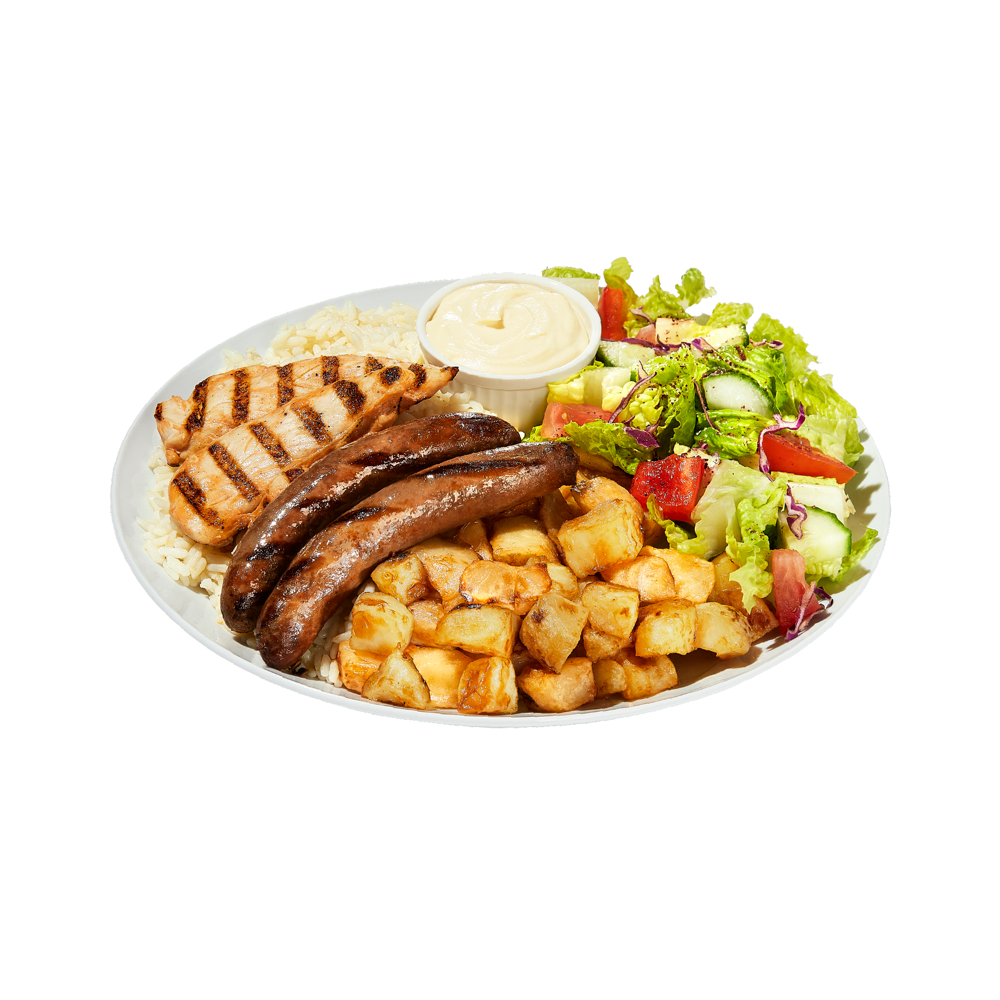 Grillades Torino Assiette Mixte Poulet Merguez