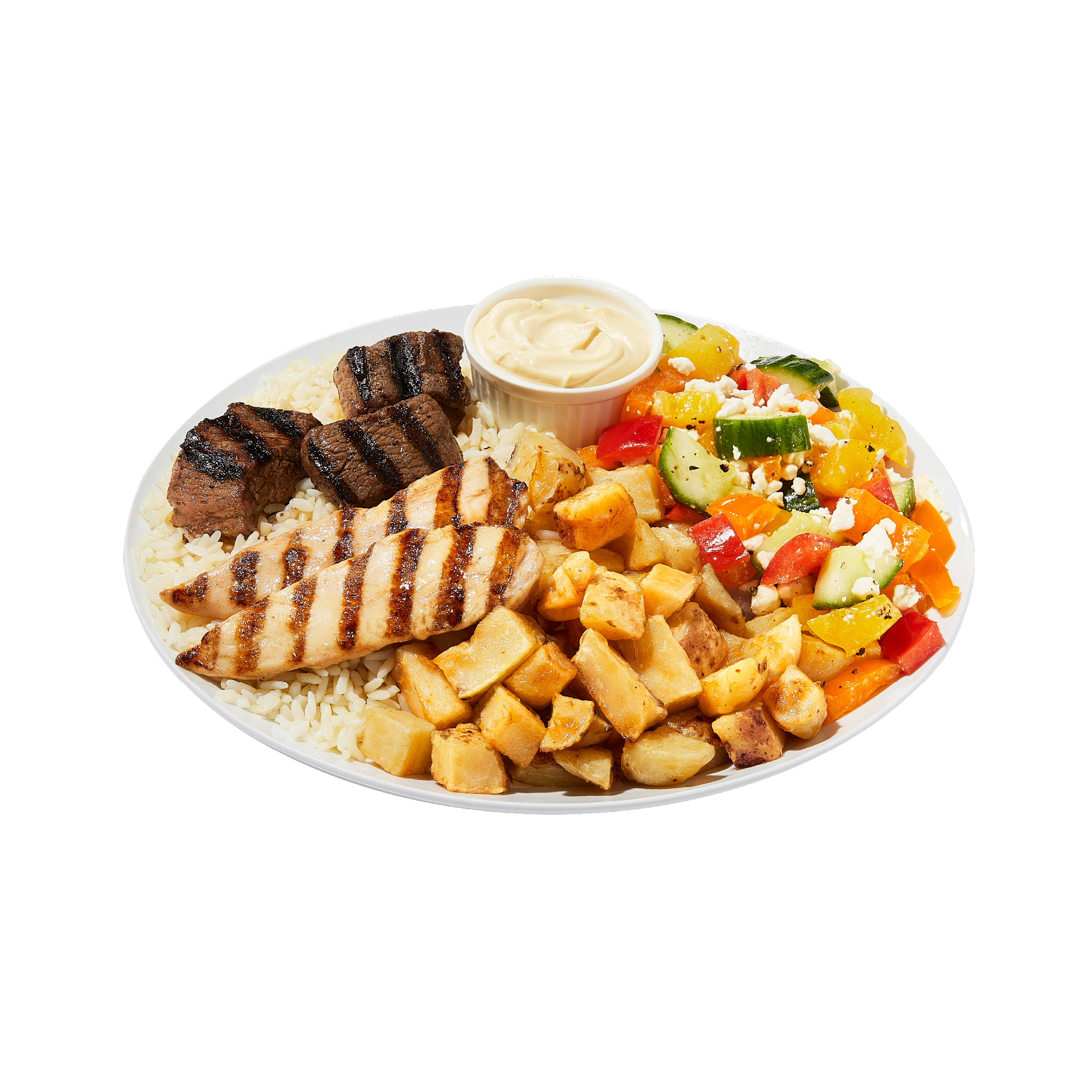 Grillades Torino Assiette Mixte Poulet et boeuf